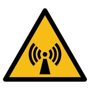 Pictogram bord waarschuwing Niet Ioniserende straling NEN EN ISO 7010