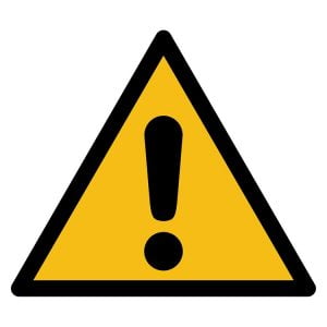 Pictogram bord waarschuwing Opgelet gevaar NEN EN ISO 7010