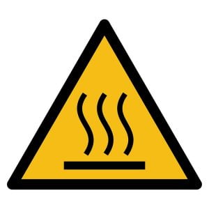 Pictogram bord waarschuwing Warm Oppervlak NEN EN ISO 7010