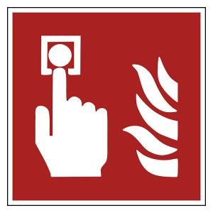 Pictogram bord Handbrandmelder ISO 7010
