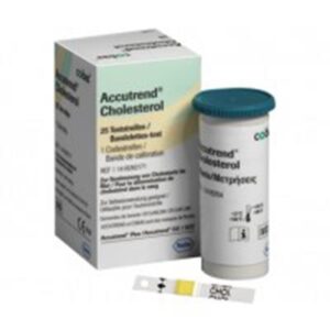 Accutrend cholesterol teststrip 25 stuks
